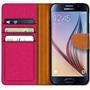 Handy Tasche für Samsung Galaxy S6 Hülle Wallet Jeans Case Schutzhülle
