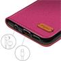 Handy Tasche für Samsung Galaxy S6 Hülle Wallet Jeans Case Schutzhülle