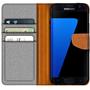 Handy Tasche für Samsung Galaxy S7 Edge Hülle Wallet Jeans Case Schutzhülle