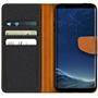Handy Tasche für Samsung Galaxy S8 Hülle Wallet Jeans Case Schutzhülle