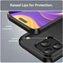 TPU Hülle für Apple iPhone 17 Pro Max Handy Schutzhülle Carbon Optik Schutz Case