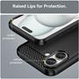 TPU Hülle für Apple iPhone 17 Handy Schutzhülle Carbon Optik Schutz Case