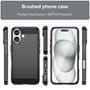 TPU Hülle für Apple iPhone 17 Handy Schutzhülle Carbon Optik Schutz Case
