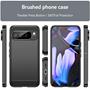 TPU Hülle für Google Pixel 10 Pro XL Handy Schutzhülle Carbon Optik Schutz Case