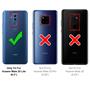 TPU Hülle für Huawei Mate 20 Lite Handy Schutzhülle Carbon Optik Schutz Case