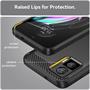 TPU Hülle für Motorola Edge 30 Neo Handy Schutzhülle Carbon Optik Schutz Case