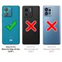 TPU Hülle für Motorola Edge 40 Neo Handy Schutzhülle Carbon Optik Schutz Case