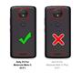 TPU Hülle für Motorola Moto C Handy Schutzhülle Carbon Optik Schutz Case