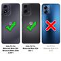 TPU Hülle für Motorola Moto G04 / G24 Handy Schutzhülle Carbon Optik Schutz Case