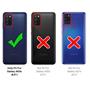 TPU Hülle für Samsung Galaxy A03s Handy Schutzhülle Carbon Optik Schutz Case