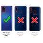 TPU Hülle für Samsung Galaxy A21s Handy Schutzhülle Carbon Optik Schutz Case