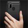 TPU Hülle für Samsung Galaxy A21s Handy Schutzhülle Carbon Optik Schutz Case