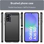 TPU Hülle für Samsung Galaxy A36 5G Handy Schutzhülle Carbon Optik Schutz Case