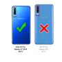 TPU Hülle für Samsung Galaxy A7 2018 Handy Schutzhülle Carbon Optik Schutz Case