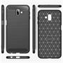 TPU Hülle für Samsung Galaxy J6 Plus Handy Schutzhülle Carbon Optik Schutz Case