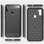 TPU Hülle für Samsung Galaxy M11 Handy Schutzhülle Carbon Optik Schutz Case