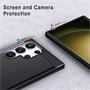 TPU Hülle für Samsung Galaxy S23 Ultra Handy Schutzhülle Carbon Optik Schutz Case