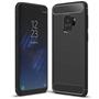 TPU Hülle für Samsung Galaxy S9 Handy Schutzhülle Carbon Optik Schutz Case