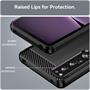 TPU Hülle für Sony Xperia 1 IV Handy Schutzhülle Carbon Optik Schutz Case
