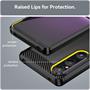 TPU Hülle für Sony Xperia 1 V 2023 Handy Schutzhülle Carbon Optik Schutz Case