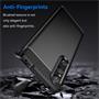 TPU Hülle für Sony Xperia 1 V 2023 Handy Schutzhülle Carbon Optik Schutz Case