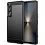 TPU Hülle für Sony Xperia 1 VII Handy Schutzhülle Carbon Optik Schutz Case