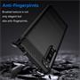 TPU Hülle für Sony Xperia 5 IV Handy Schutzhülle Carbon Optik Schutz Case