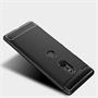 TPU Hülle für Sony Xperia XZ3 Handy Schutzhülle Carbon Optik Schutz Case