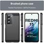 TPU Hülle für Xiaomi Redmi 15 4G / 5G Handy Schutzhülle Carbon Optik Schutz Case