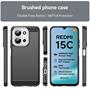 TPU Hülle für Xiaomi Redmi 15C Handy Schutzhülle Carbon Optik Schutz Case