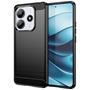 TPU Hülle für Xiaomi Redmi Note 14 5G Handy Schutzhülle Carbon Optik Schutz Case
