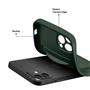 Silikon Handyhülle für Apple iPhone 12 Pro Hülle mit Kartenfach Slim Wallet Case
