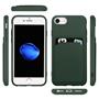 Silikon Handyhülle für Apple iPhone 7 / 8 / SE 2 Hülle mit Kartenfach Slim Wallet Case