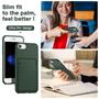 Silikon Handyhülle für Apple iPhone 7 / 8 / SE 2 Hülle mit Kartenfach Slim Wallet Case