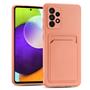 Silikon Handyhülle für Samsung Galaxy A52 / A52 5G / A52s 5G Hülle mit Kartenfach Slim Case