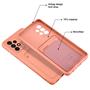 Silikon Handyhülle für Samsung Galaxy A52 / A52 5G / A52s 5G Hülle mit Kartenfach Slim Case