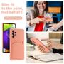 Silikon Handyhülle für Samsung Galaxy A52 / A52 5G / A52s 5G Hülle mit Kartenfach Slim Case
