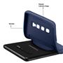 Silikon Handyhülle für Samsung Galaxy S10 Hülle mit Kartenfach Slim Wallet Case