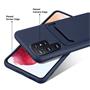 Silikon Handyhülle für Samsung Galaxy S22 Ultra Hülle mit Kartenfach Slim Wallet Case