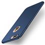 Ultra Slim Cover für Apple iPhone X Hülle in Blau + Panzerglas Schutz Folie