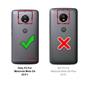 Classic Hardcase für Motorola Moto E4 Hülle Slim Cover Schutzhülle