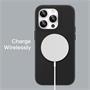 Silikon Hülle für Apple iPhone 15 Pro Schutzhülle Matt Schwarz Backcover Handy Case