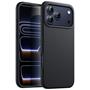 Silikon Hülle für Apple iPhone 17 Pro Max Schutzhülle Matt Schwarz Backcover Handy Case