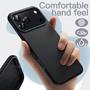 Silikon Hülle für Apple iPhone 17 Pro Max Schutzhülle Matt Schwarz Backcover Handy Case