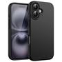 Silikon Hülle für Apple iPhone 17 Schutzhülle Matt Schwarz Backcover Handy Case