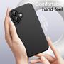 Silikon Hülle für Apple iPhone 17 Schutzhülle Matt Schwarz Backcover Handy Case