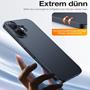 Silikon Hülle für Apple iPhone 17 Schutzhülle Matt Schwarz Backcover Handy Case