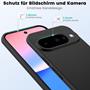 Silikon Hülle für Google Pixel 10 Schutzhülle Matt Schwarz Backcover Handy Case