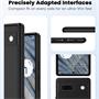 Silikon Hülle für Google Pixel 7a Schutzhülle Matt Schwarz Backcover Handy Case