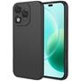 Silikon Hülle für Honor 400 Lite Schutzhülle Matt Schwarz Backcover Handy Case